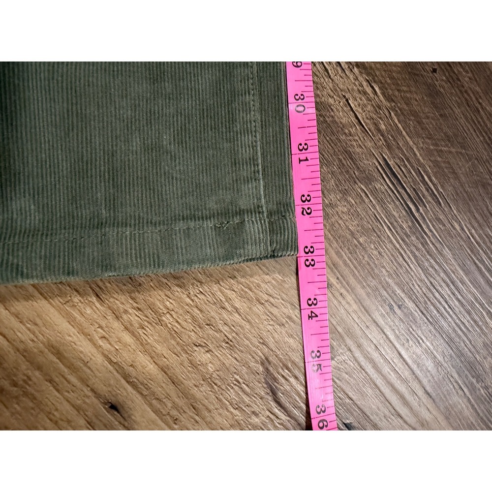 L.L.Bean Corduroy Pants Mens 38x34 (Fits 37x33) Olive 1912 Stretch Standard Fit‎ - Picture 10 of 10